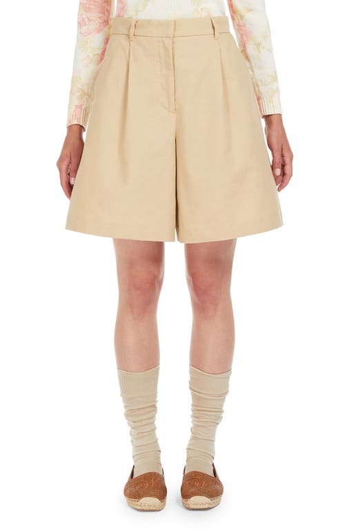 Ecuba High Waist Bermuda Shorts in Colonial