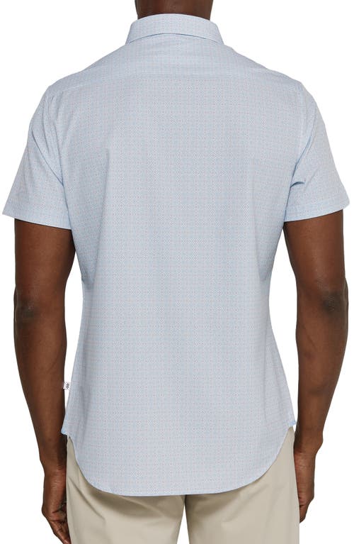 Shop 7 Diamonds Lexter Short Sleeve Button-up Shirt In Natural