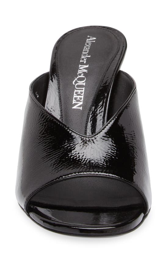 Shop Alexander Mcqueen Slide Sandal In Black