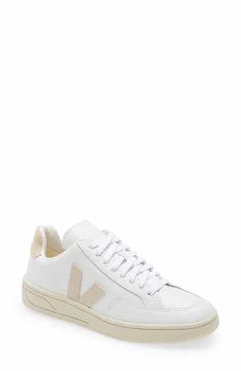 Veja Women's Campo Leather Low-top Sneakers - Extra White Sun - Size 4