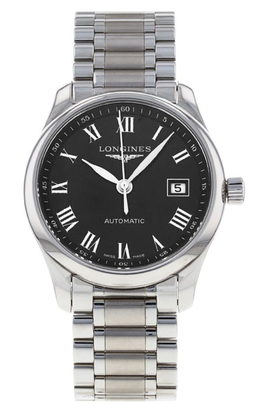 Watchfinder & Co. Longines  Master Collection Bracelet Watch, 29mm In Silver / Black