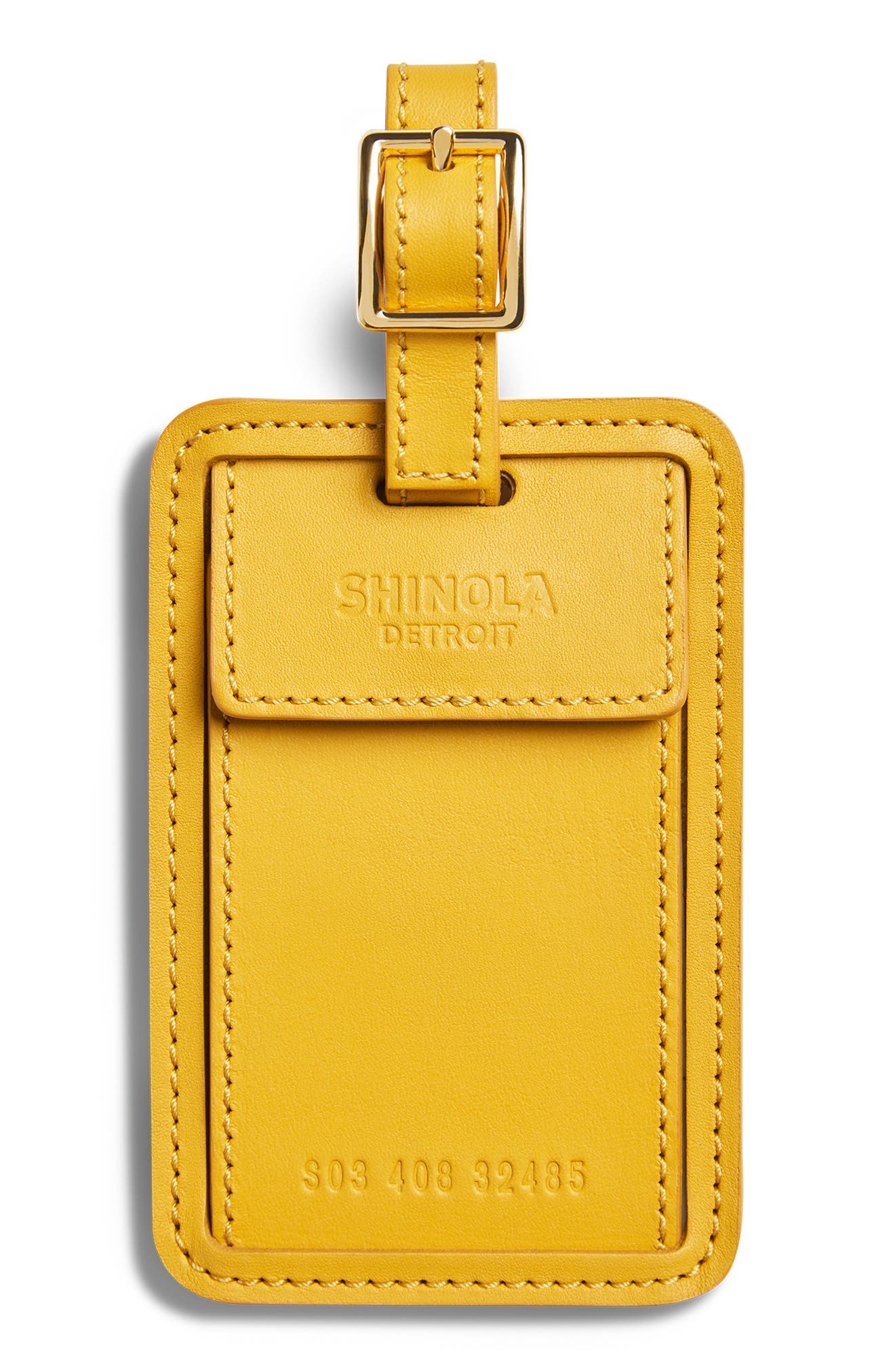 shinola luggage tag