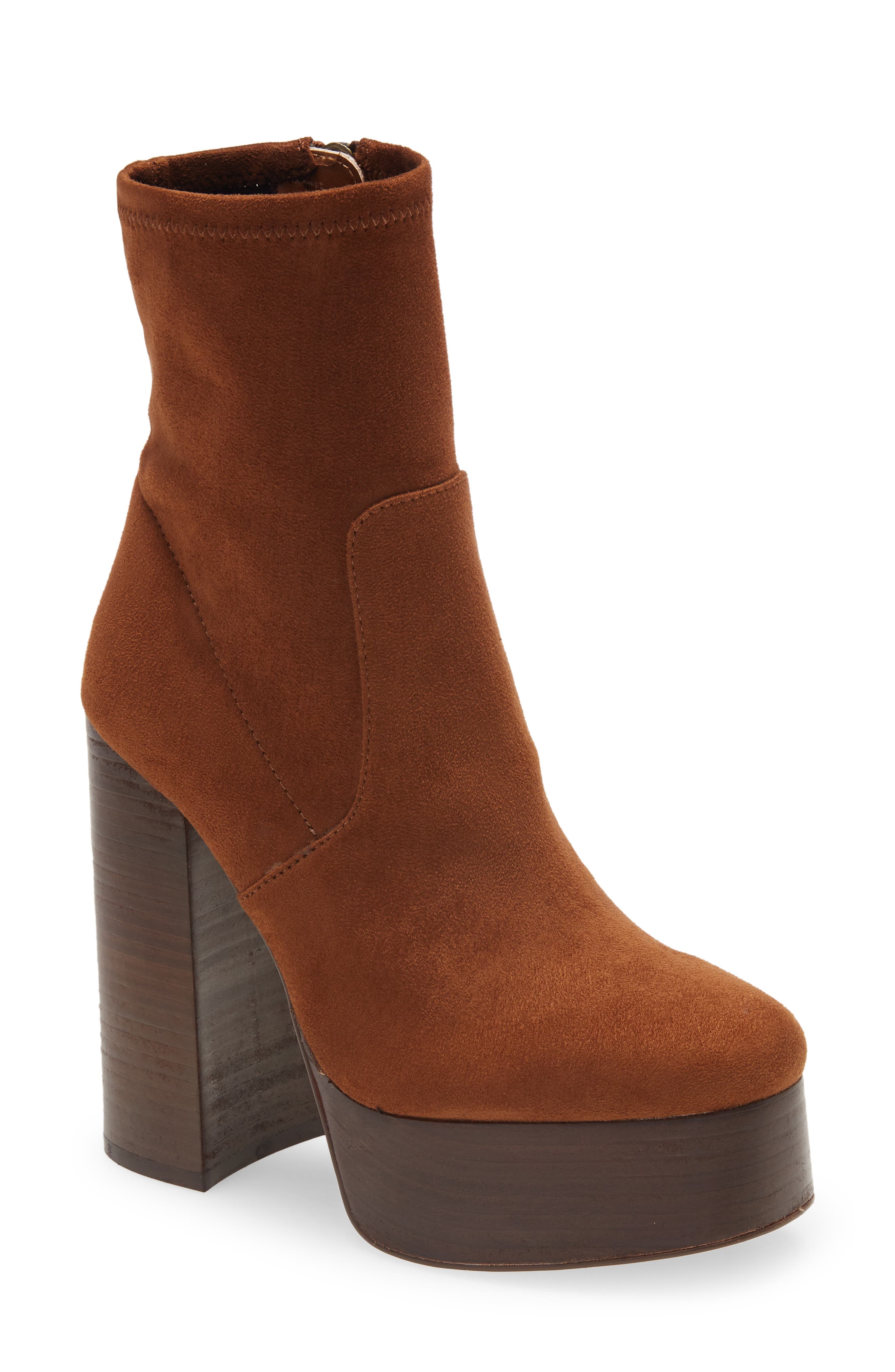 Steve Madden Colletta - Brown Suede Boots - Faux Fur-Lined Boots