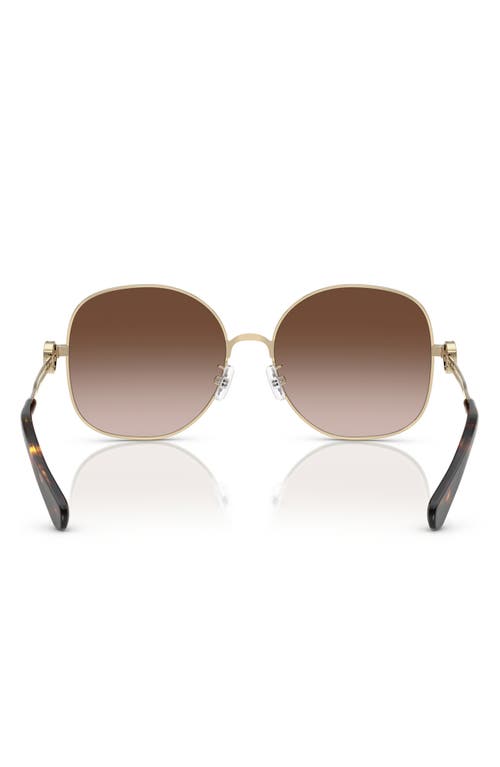 Tory Burch Tortoiseshell-effect Cat-eye Frame Sunglasses In Gold