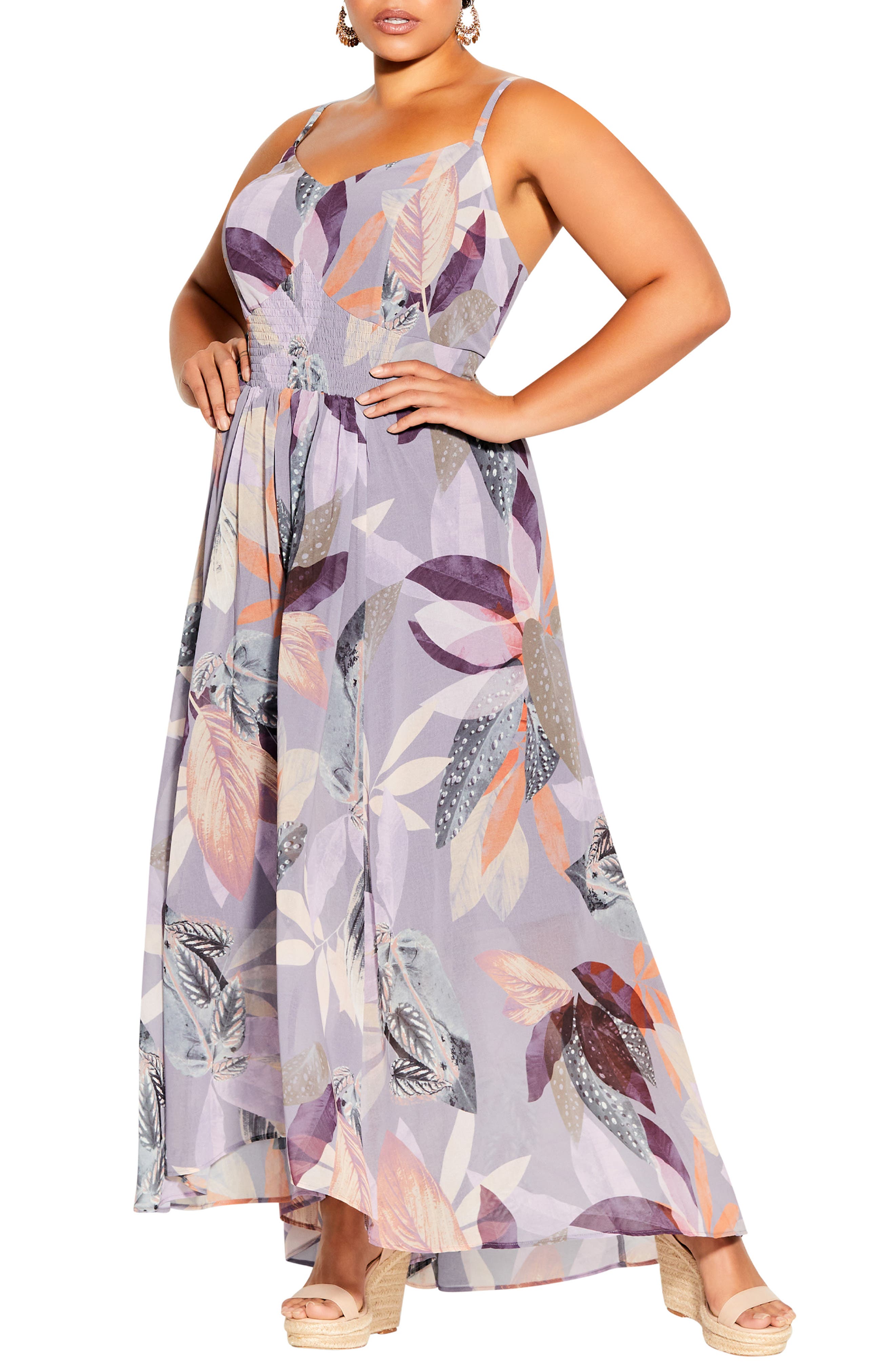 plus size purple summer dresses