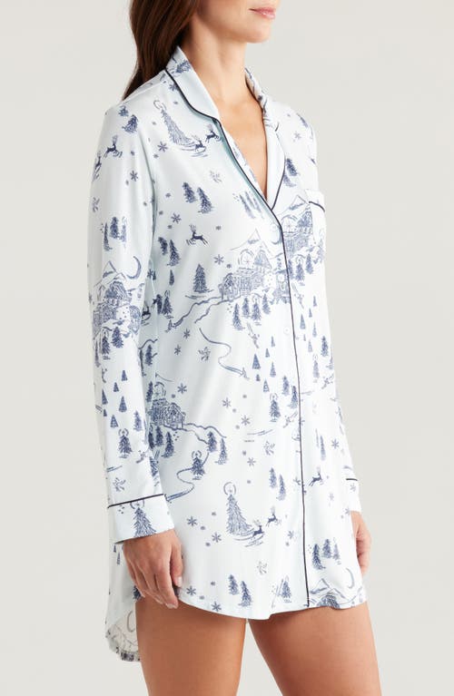 Shop Nordstrom Moonlight Eco Nightshirt In Blue Chateau Toile