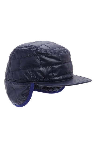 Patagonia Nano Puff Earflap Cap In Classic Navy
