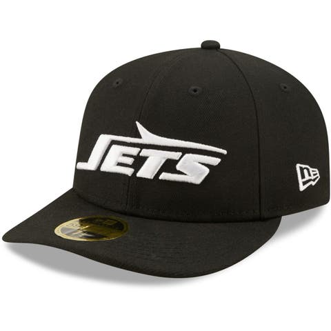 New Era Men's New Era White York Jets Throwback Wordmark Iced II