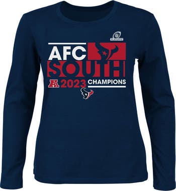 FANATICS Women s Fanatics Branded Navy Houston Texans 2023 AFC South Division Champions Plus Size Conquer Long Sleeve Scoop Neck T Shirt Nordstrom