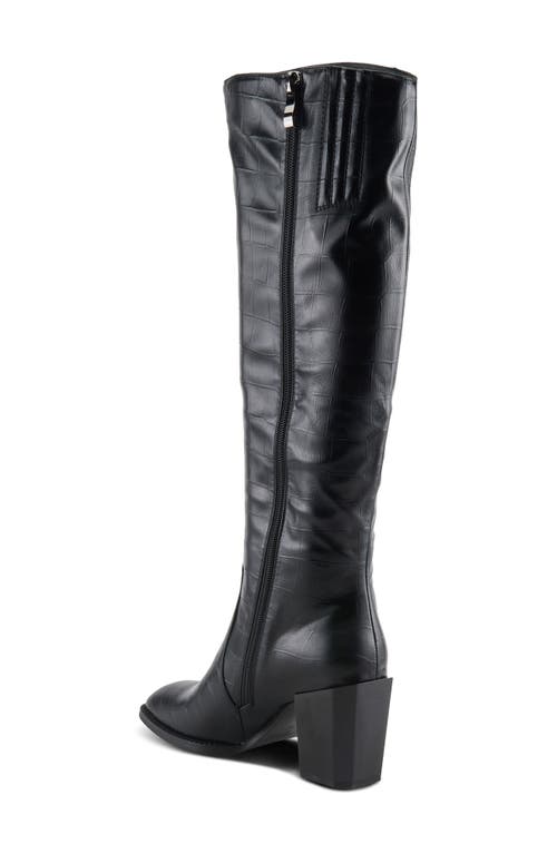 Azura By Spring Step Bestilmihart Over The Knee Boot In Black