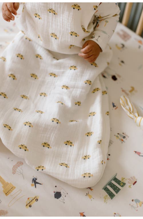 Pehr 1.7 Tog Organic Cotton Wearable Blanket In New York Minute