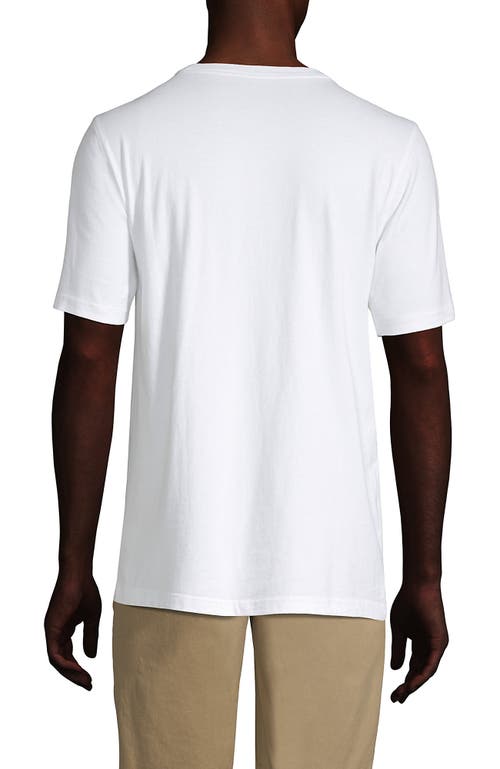 Shop Lands' End Super-t Short Sleeve T-shirt In White