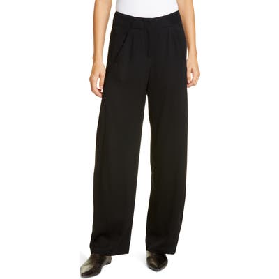 Zero + Maria Cornejo Circle Eco Drape Pants, Black