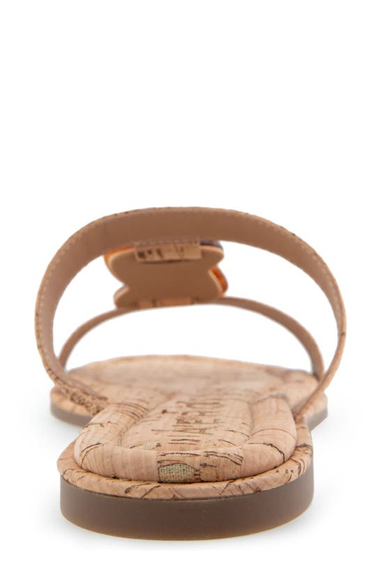 Shop Aerosoles Geraldine Chain Slide Sandal In Cork Combo