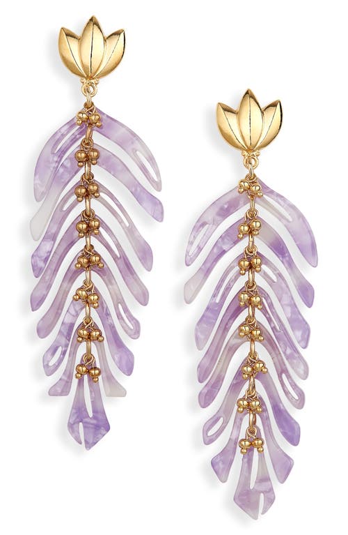 Cavallo Drop Earrings in Lavender