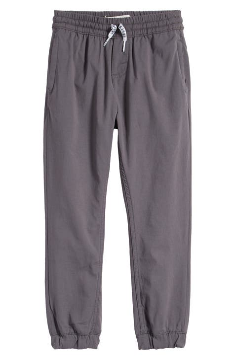 Charcoal Grey Distressed Seam Front Straight Leg Sweatpants