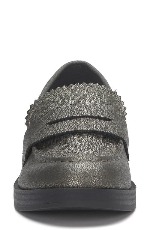 Shop Lucky Brand Floriss Penny Loafer In Pewter Rock