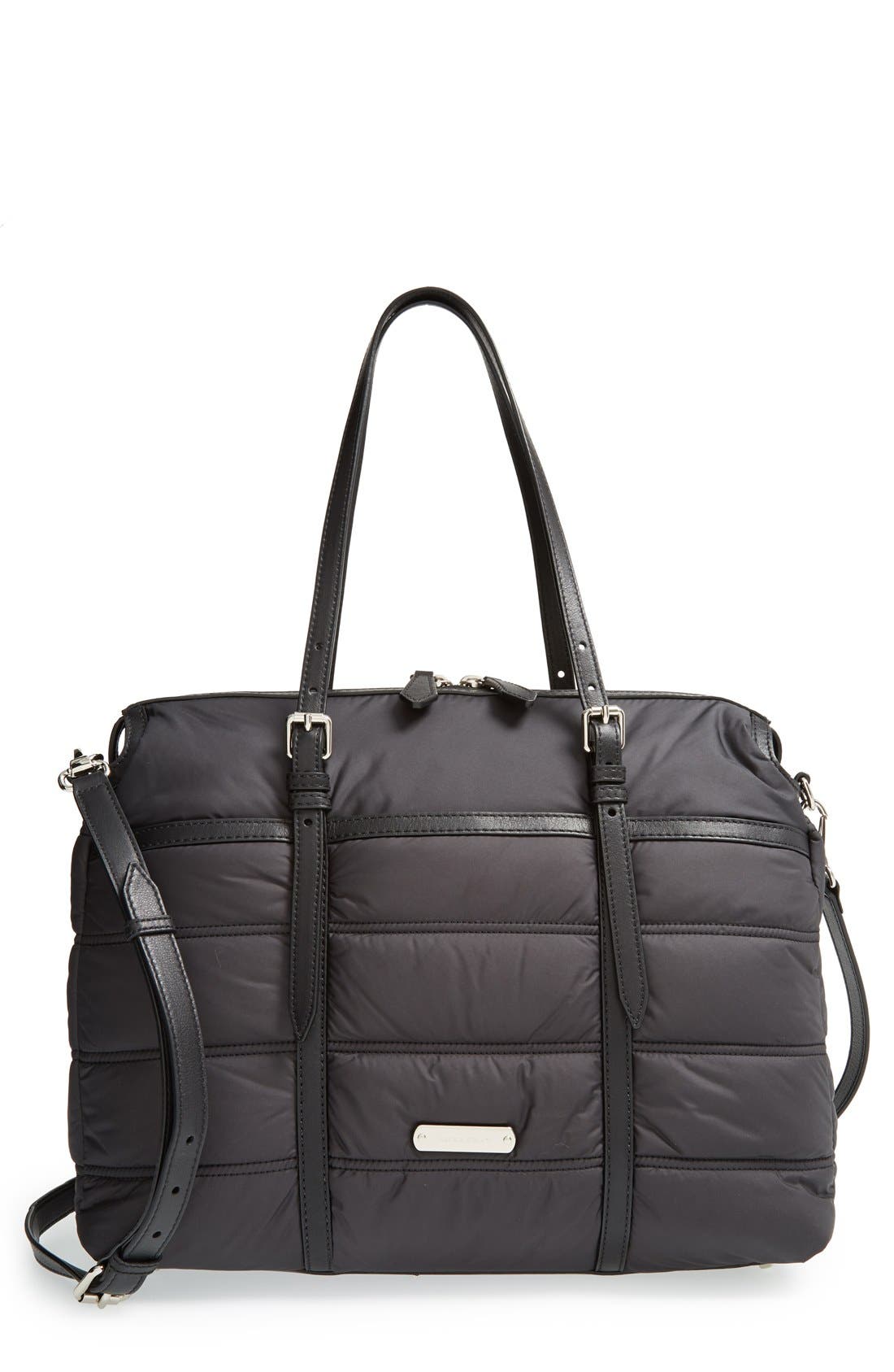 burberry quilted diaper bag