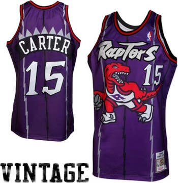 Men's Mitchell & Ness Vince Carter Purple Toronto Raptors 1998/99