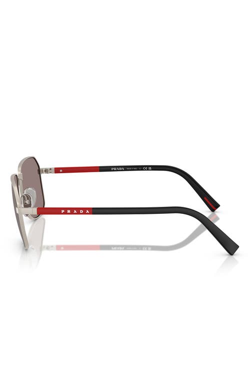 Prada Linea Rossa Man Sunglass Ps A51s In Berry