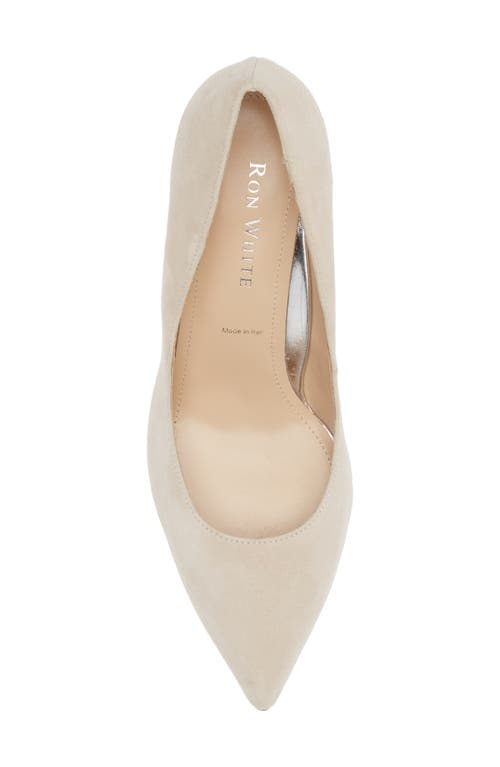 Ron White Cindy Pointed Toe Pump In Light Beige