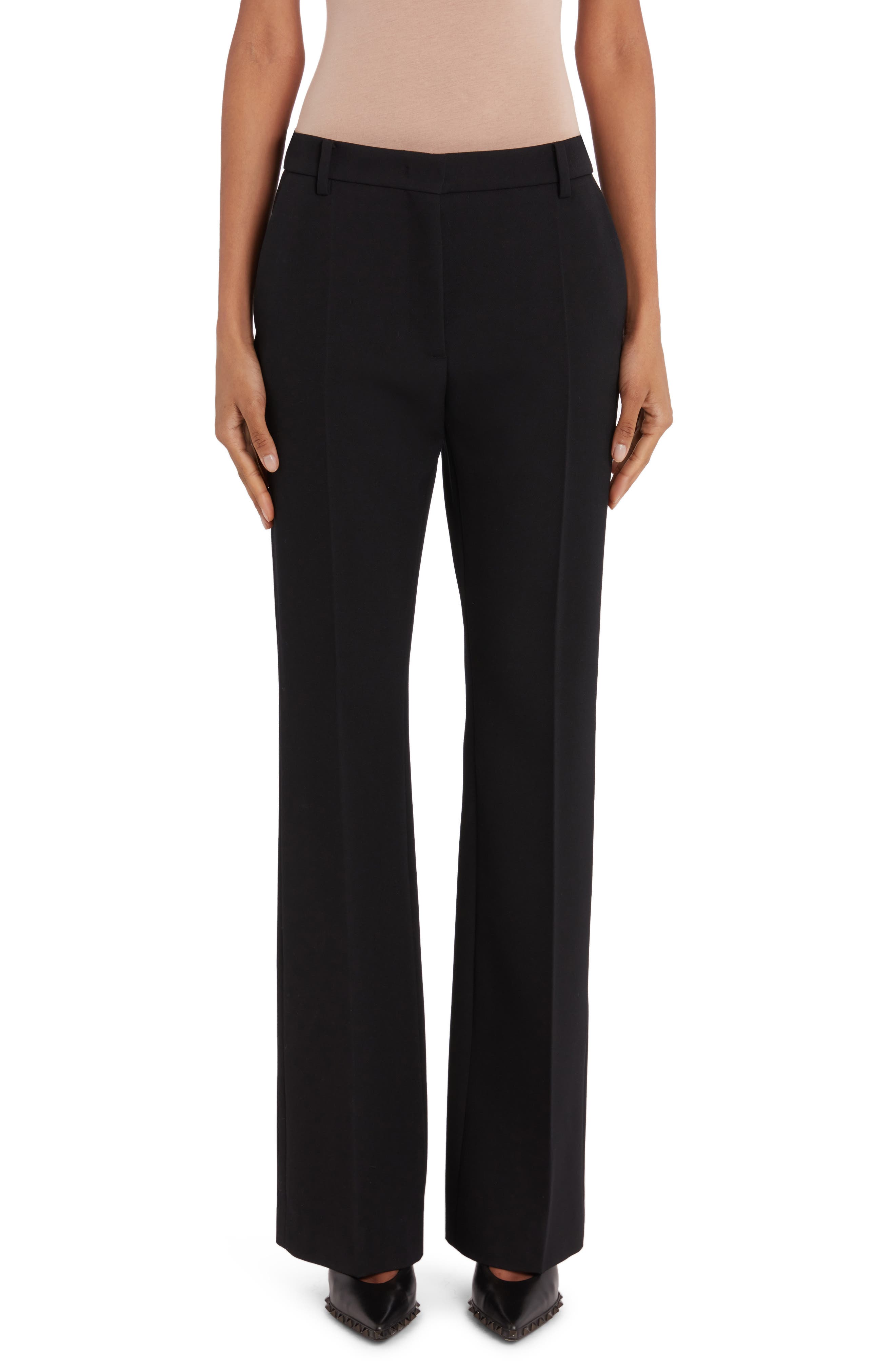Valentino Black Pinched Seam Trousers