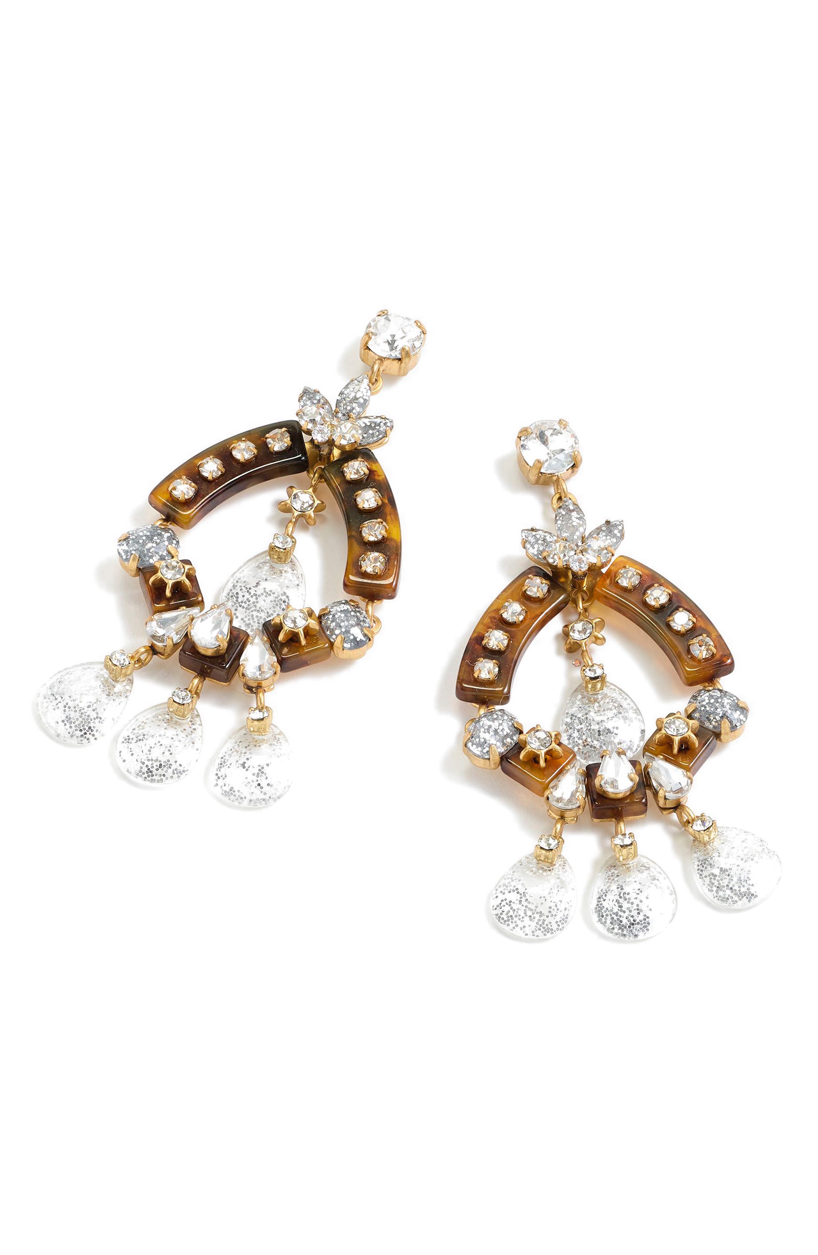 J.Crew Crystal & Tortoise Earrings Nordstrom