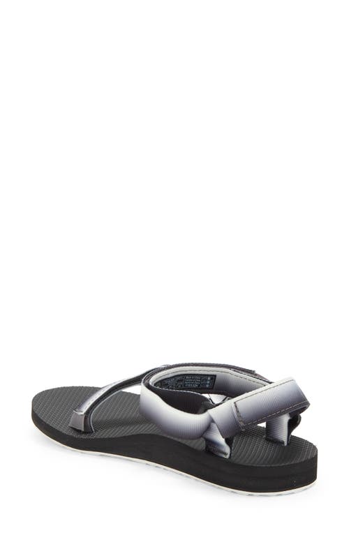 Shop Teva Original Universal Gradiate Sport Sandal In Black/white