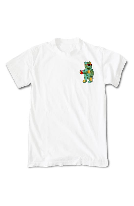 Shop Riot Society Pineapple Bear Cotton Graphic Tee In White