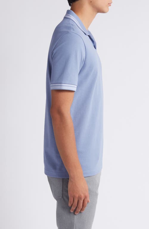 Shop Hugo Boss Boss Pye Polo In Open Blue