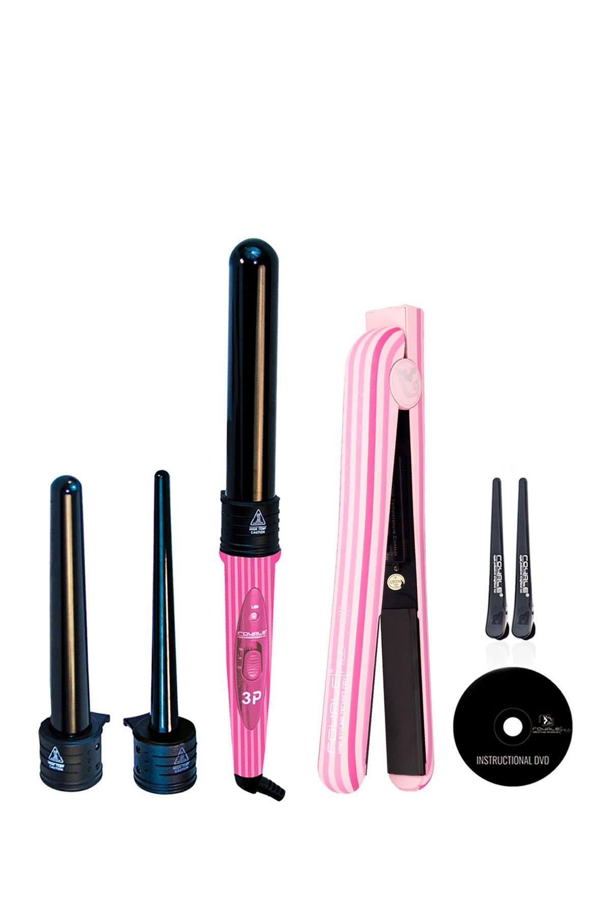 flat iron curling wand