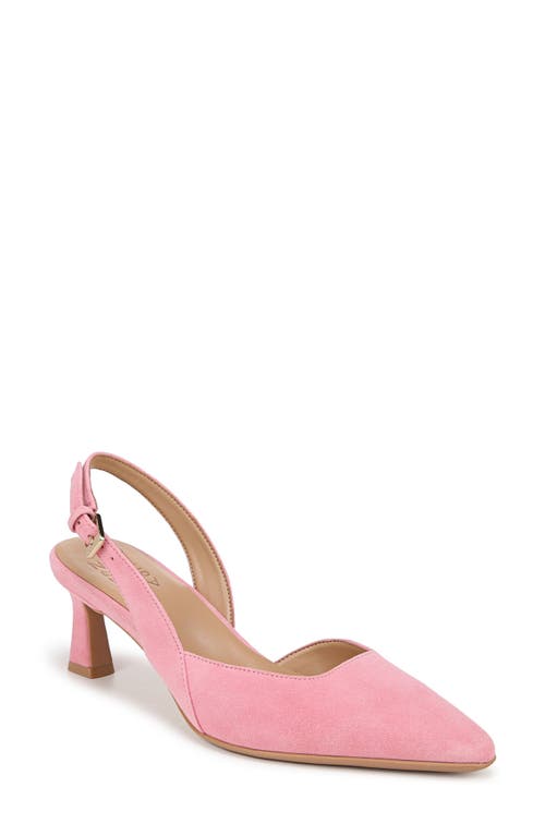 Naturalizer Dalary Slingback Pump - Wide Width Available in Flamingo Pink Suede at Nordstrom, Size 9