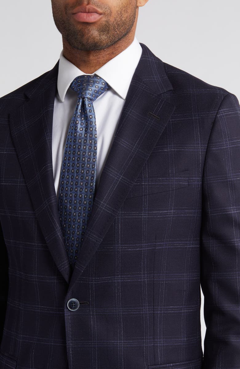 Peter Millar Hyperlight Soft Windowpane Check Stretch Wool Sport Coat ...