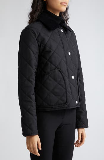 Barbour grand black clearance quilted coat