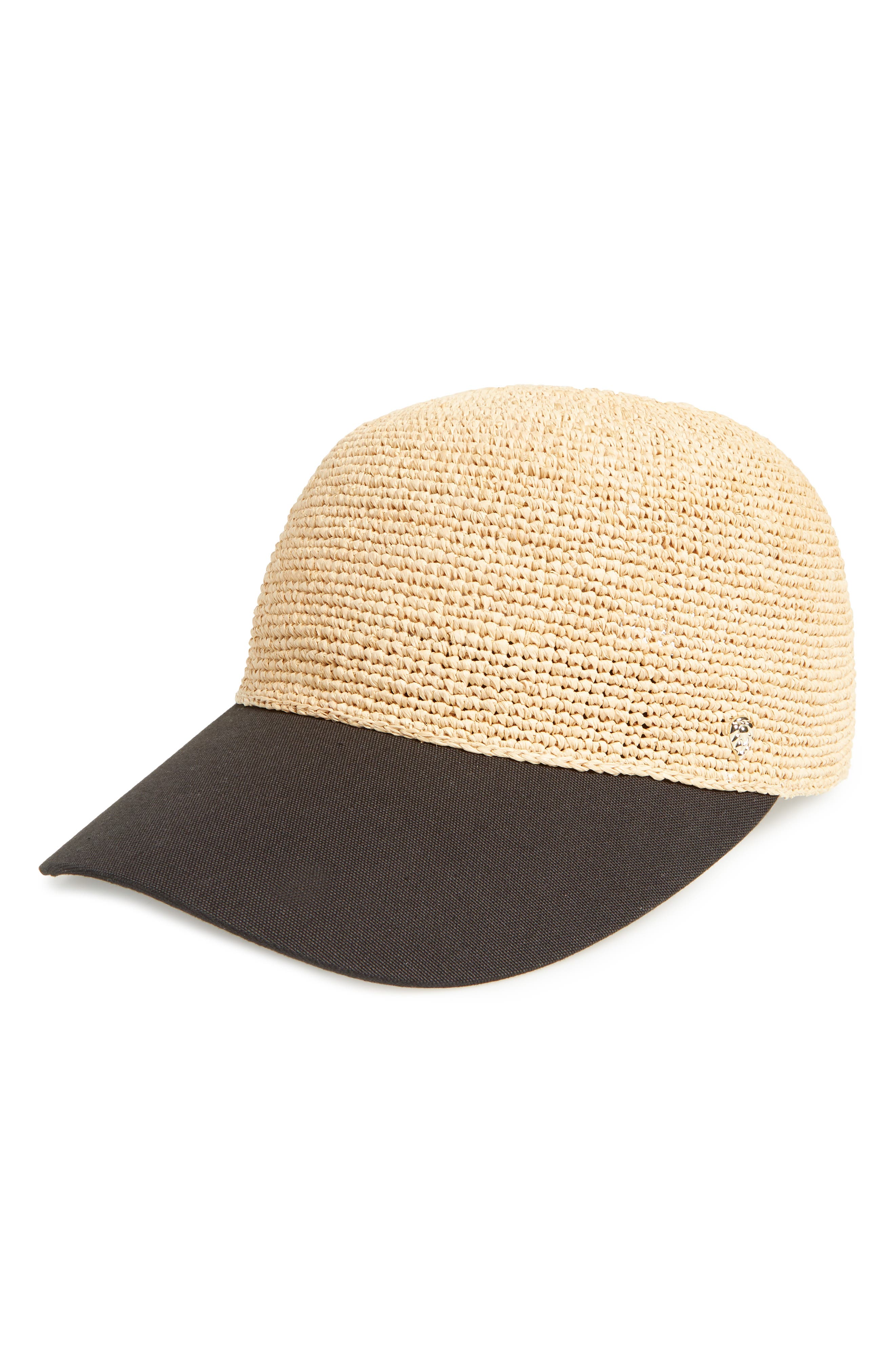 Helen Kaminski Cotton & Raffia Baseball Cap Nordstrom