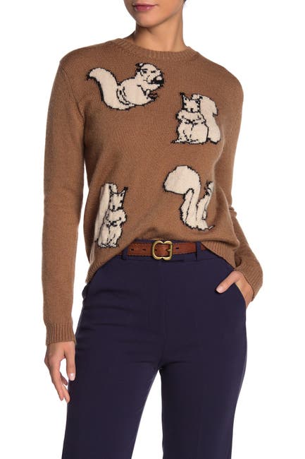 Paul Joe Sister Jacquard Squirrel Sweater Nordstrom Rack