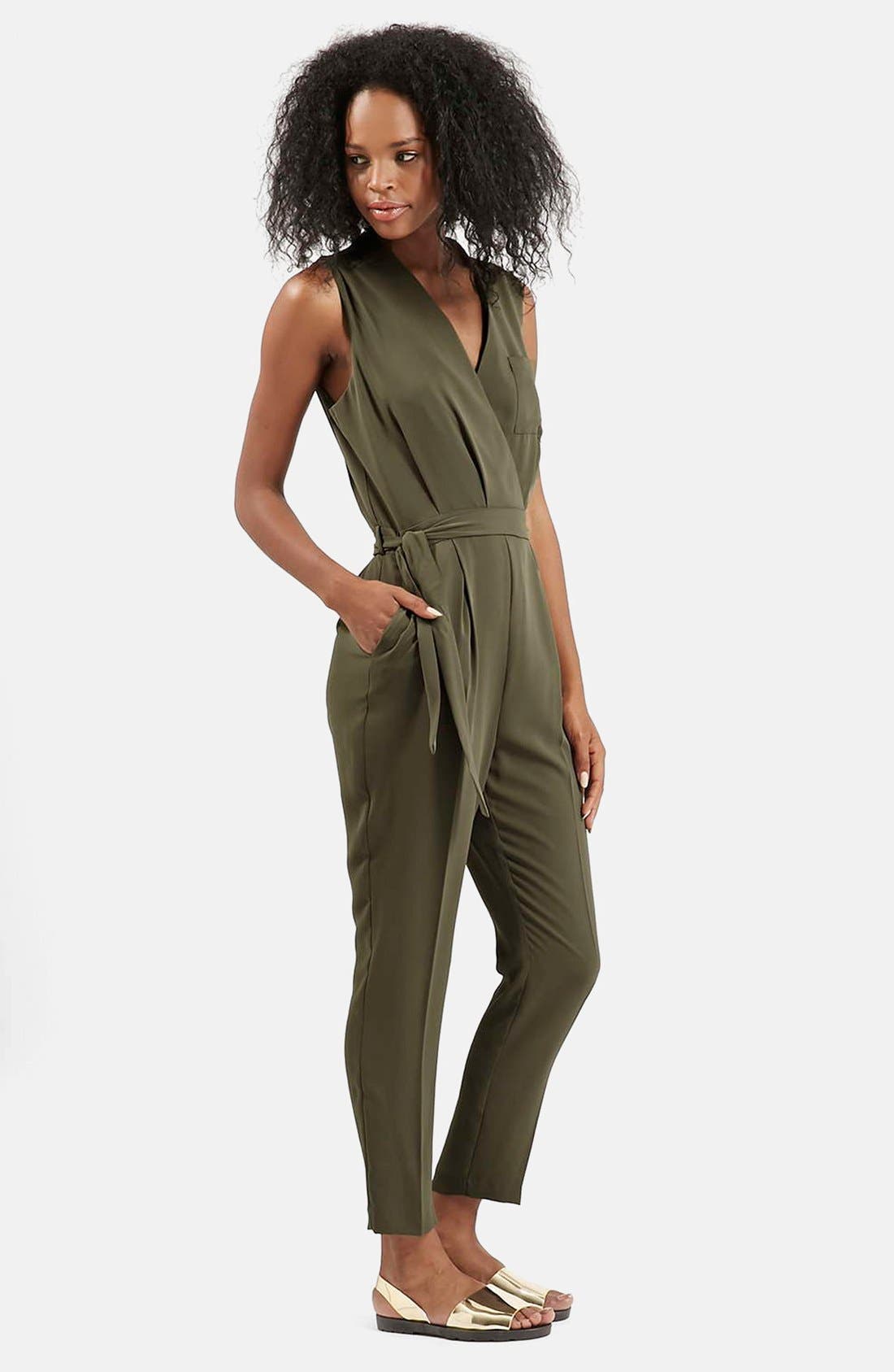 Drape Front Jumpsuit Nordstrom