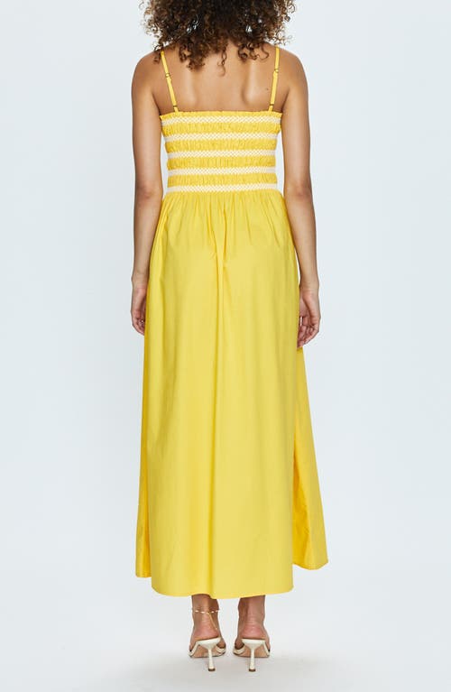 Shop Pistola Bianca Maxi Sundress In Dandelion