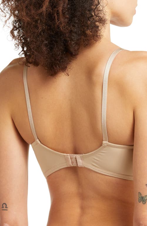 Shop Skarlett Blue Entice Wireless Push-up Bra In Nylon/whte