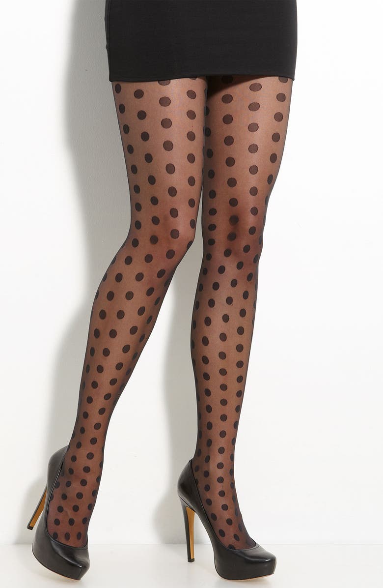 Wolford 'Bonny Dots' Patterned Sheer Tights Nordstrom