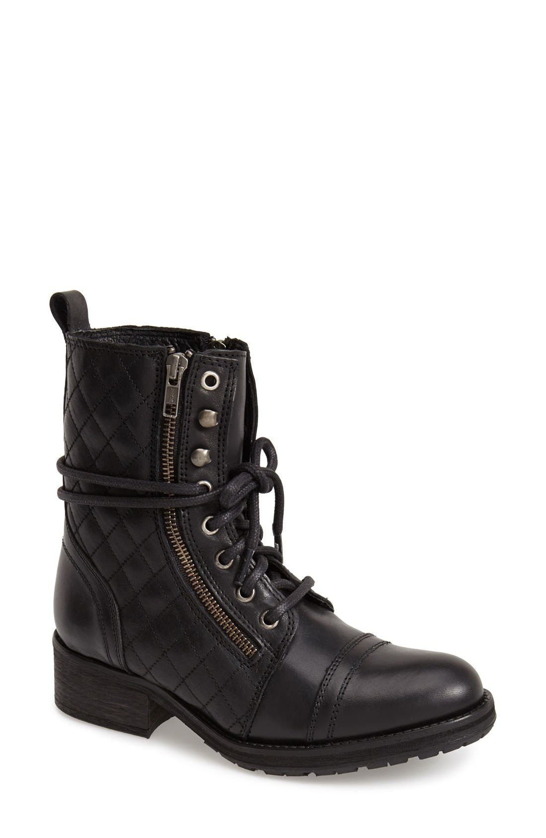 steve madden quilted boots