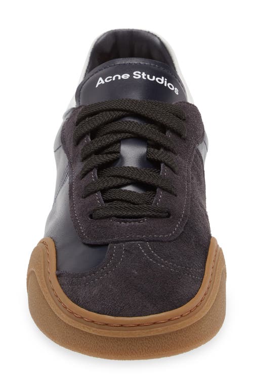 Shop Acne Studios Low Top Sneaker In Anthracite/grey