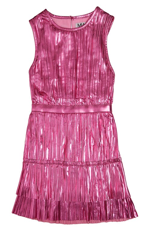 MIA New York Kids' Double Ruffle Sleeveless Dress Pink at