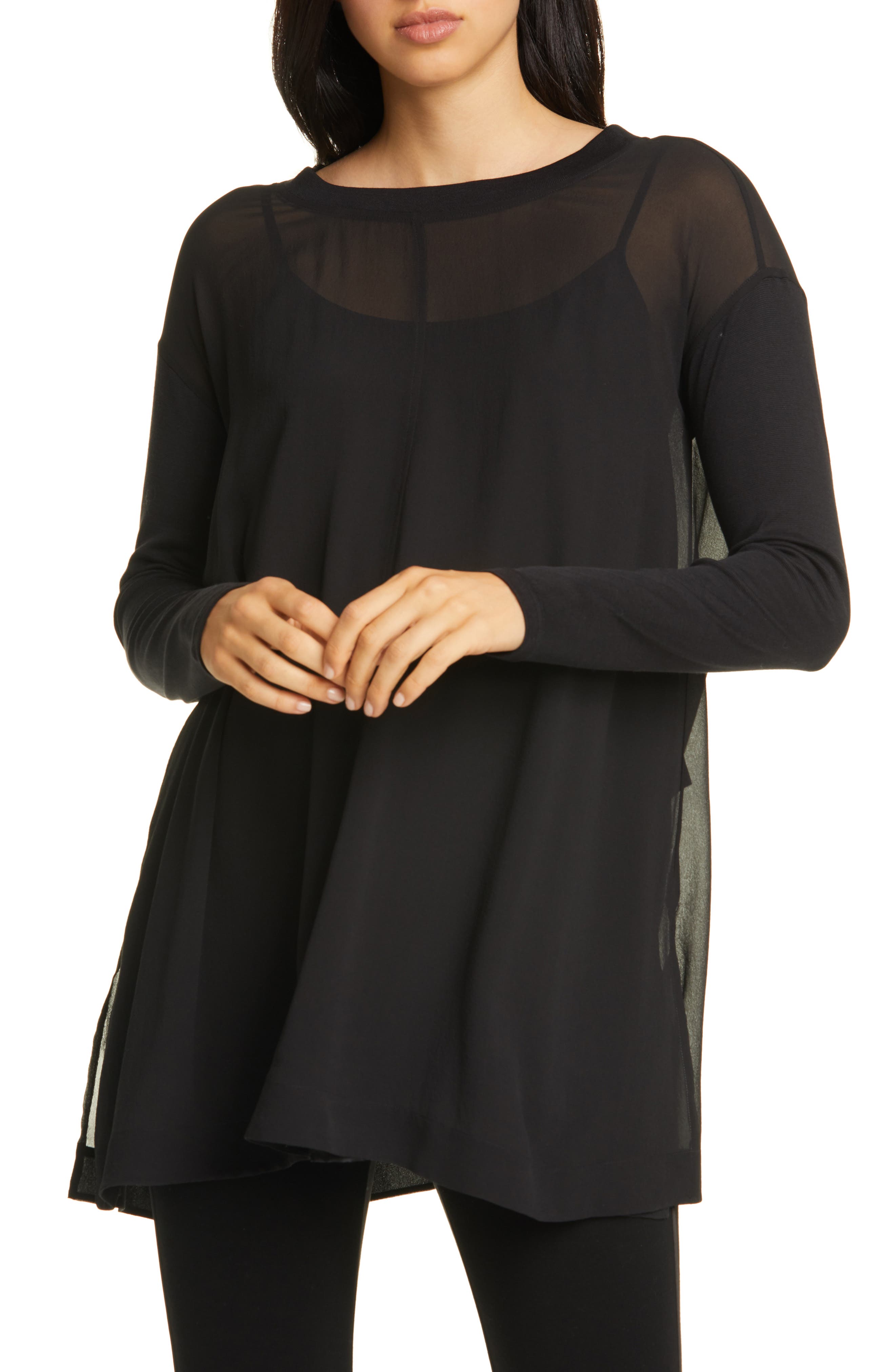 eileen fisher tunic tops