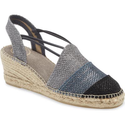 Toni Pons Tour Espadrille Wedge - Blue