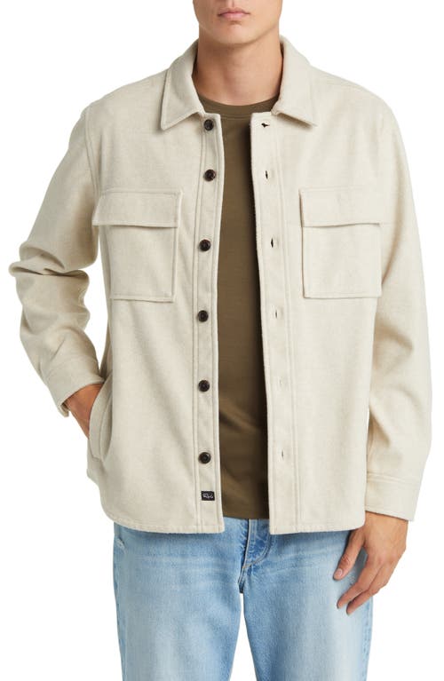 Rails Warner Shirt Jacket Beige at Nordstrom,