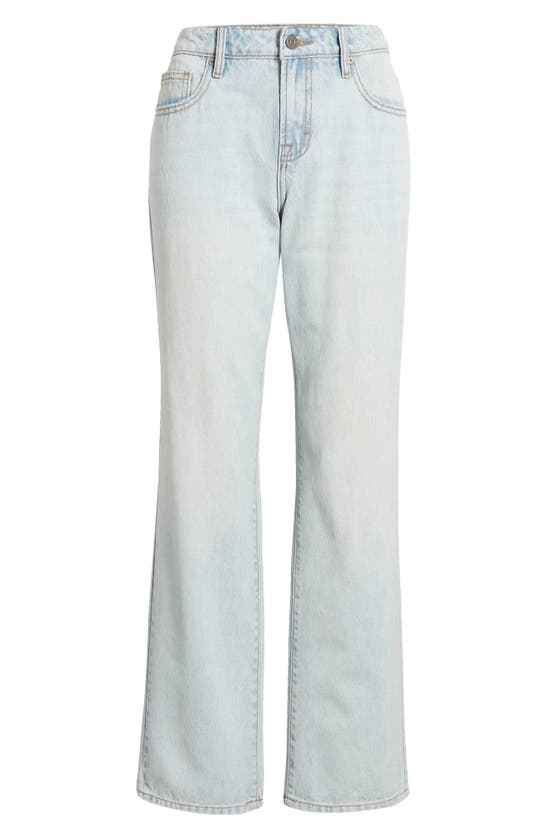 Shop Hidden Jeans Classic Relaxed Ankle Straight Leg Jeans In Light Wash