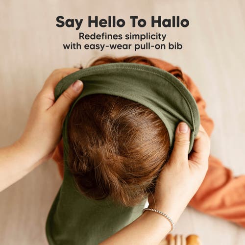 Keababies 8-pack Hallo Drool Bibs In Brick