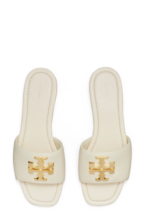 Tory Burch Eleanor Slide Sandal In Light Cream / Gold