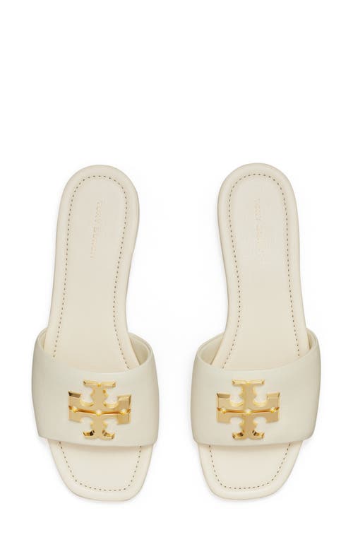 Shop Tory Burch Eleanor Slide Sandal In Light Cream/gold